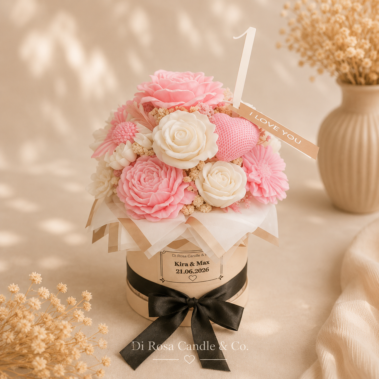 Velvet Rose - Weiß, Rosa