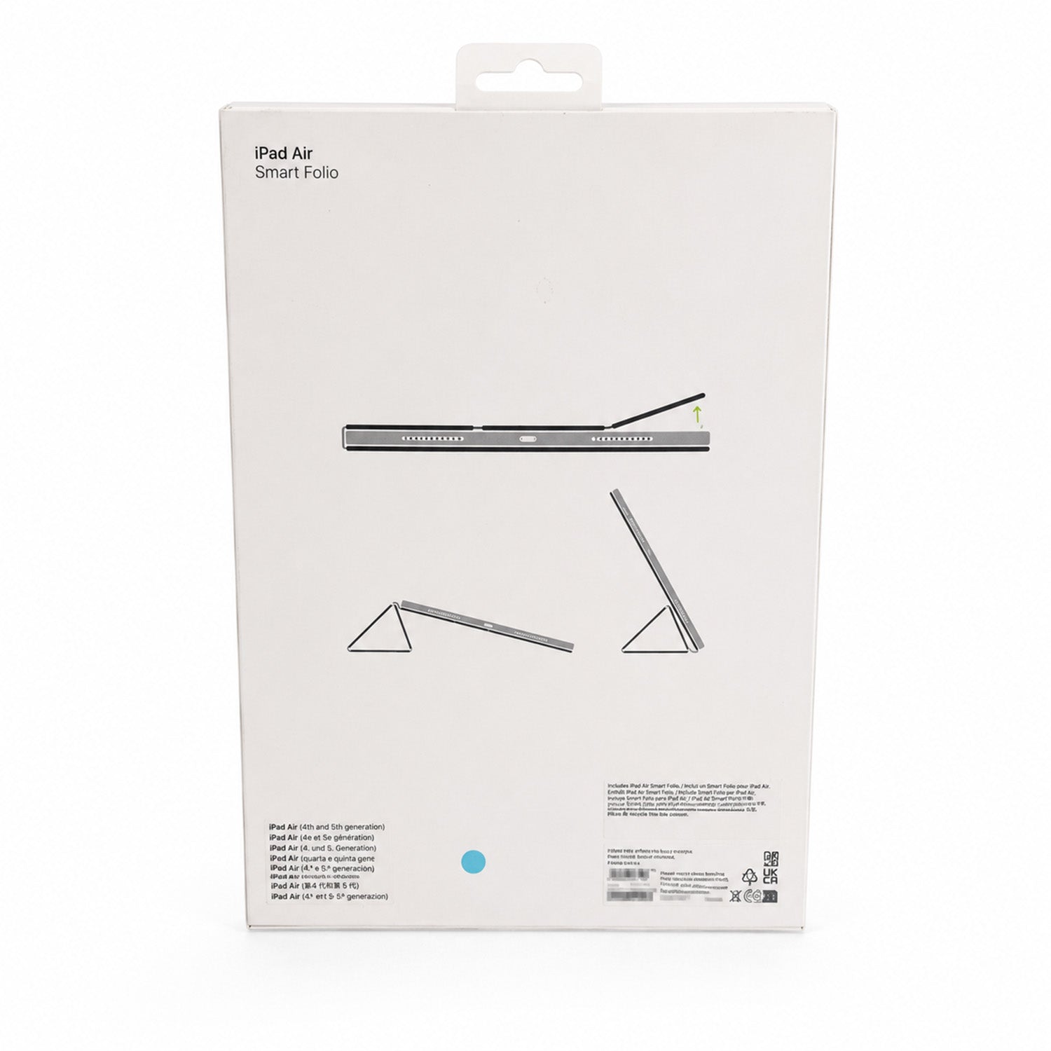 APPLE IPAD Smart Folio Schwarz für iPad Air 4. & 5. Generation | Tablet Hülle - Schwarz SEHR GUTER ZUSTAND-zoom-3
