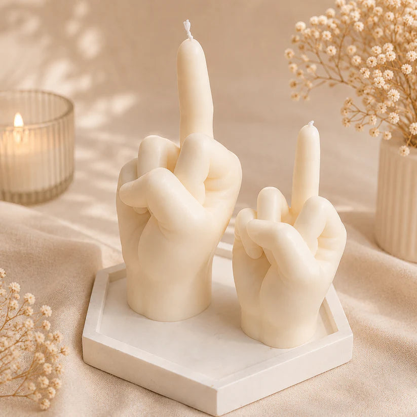 Statement Hand Candle Large-zoom-1