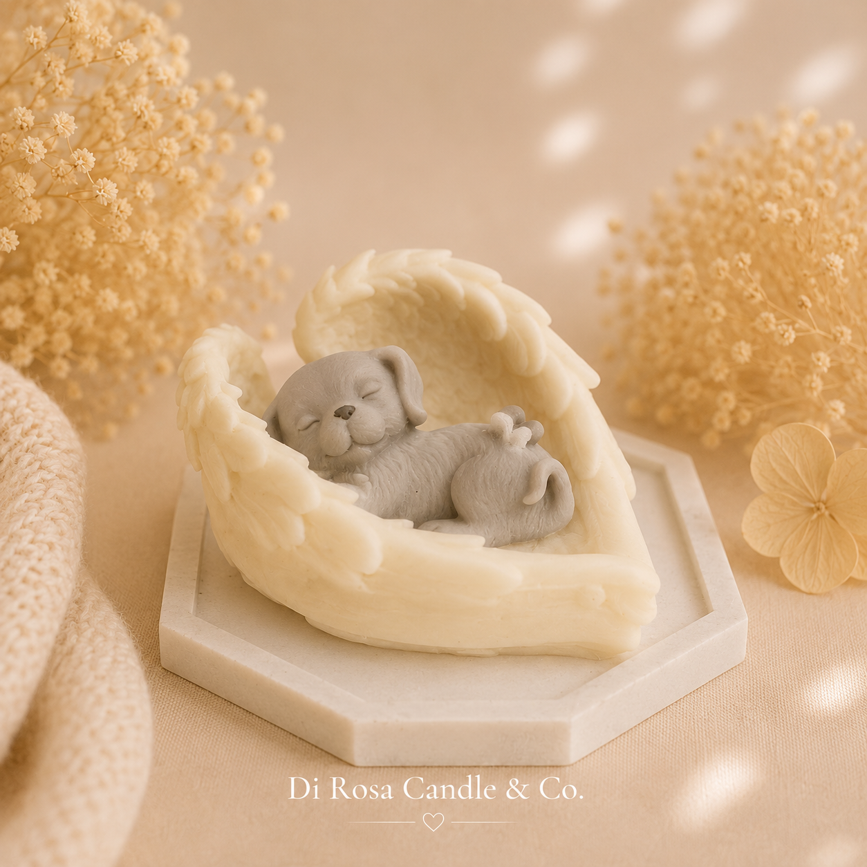 Guardian Wings Dog Candle