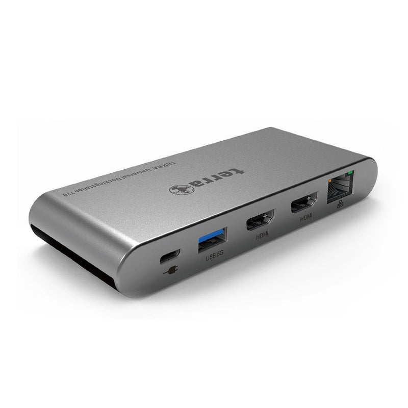 TERRA MOBILE Dockingstation 770 USB-C Dual Display Dockingstation mit Dual Display für unterwegs!-zoom-