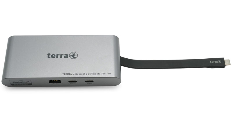 TERRA MOBILE Dockingstation 770 USB-C Dual Display Dockingstation mit Dual Display für unterwegs!-zoom-