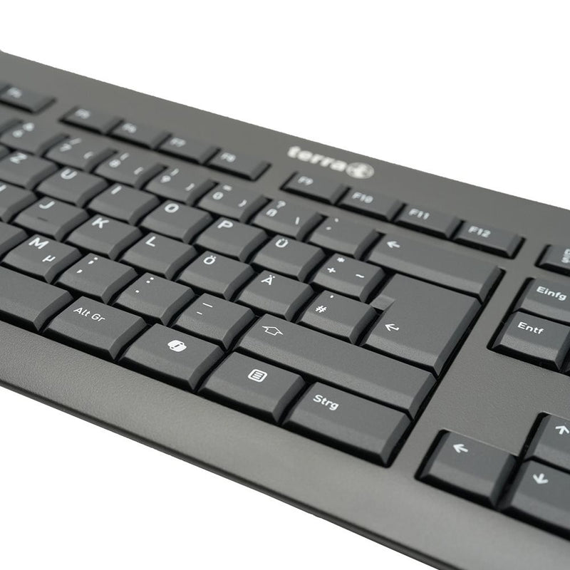 TERRA Keyboard 1500 Corded [DE] USB black Copilot QWERTZ, 105 Tasten, kabelgebunden, 1,80m-zoom-