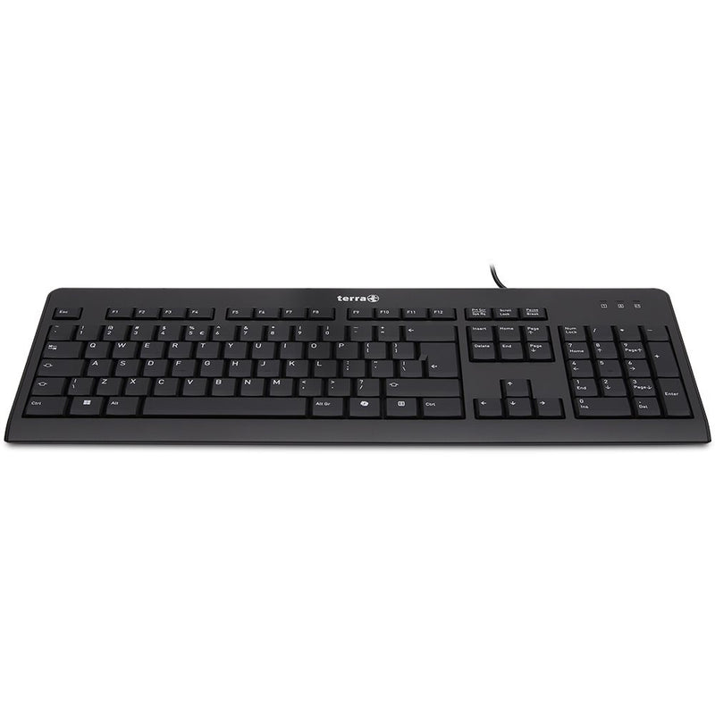 TERRA Keyboard 1500 Corded [US/EU] USB black Copilot QWERTY, 105 toetsen, met kabel, 1,80m-zoom-