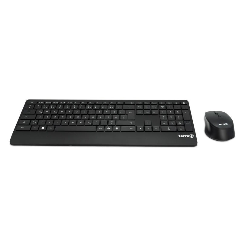 TERRA Desktop 4000 Wireless AES [DE] USB black Copilot  Tastatur+Maus, QWERTZ, 105 Tasten,-zoom-