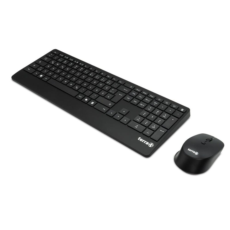 TERRA Desktop 4000 Wireless AES [DE] USB black Copilot  Tastatur+Maus, QWERTZ, 105 Tasten,-zoom-