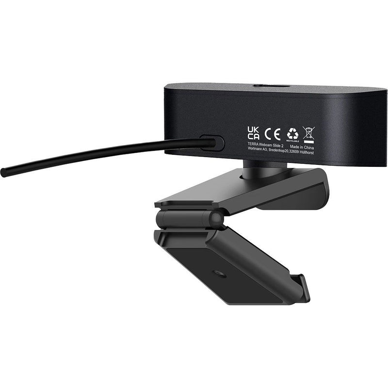 TERRA Webcam Slide 2 mit Schieber (C1919) Full-HD, Auto Focus, Stereo Mic, Privacy Slider-zoom-