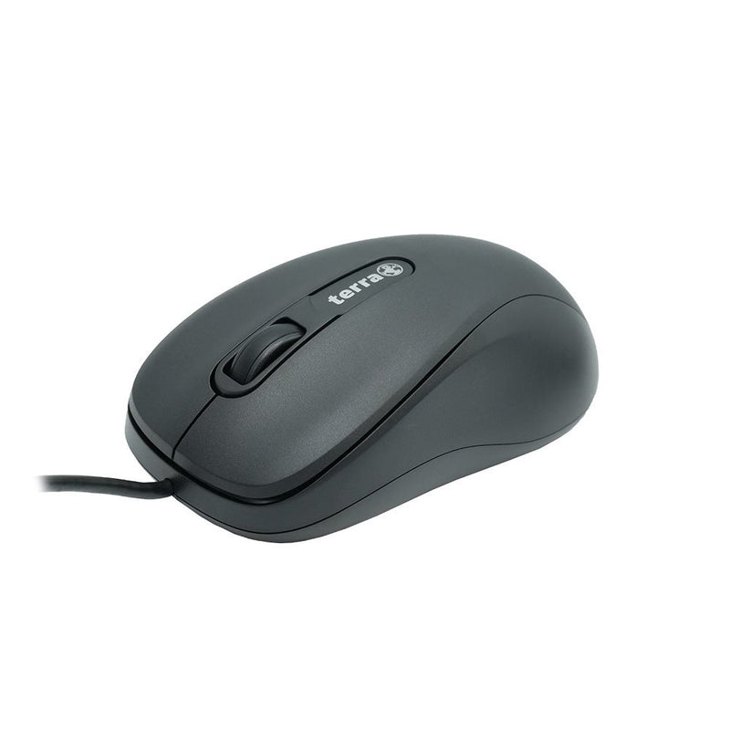 TERRA Mouse 1500 Corded USB black 3 Tasten, symmetrisch, mit Kabel, 1,80 m-zoom-