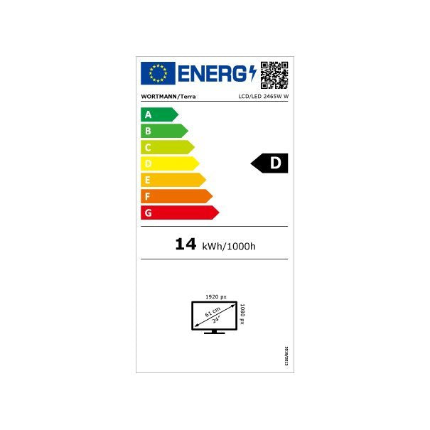 TERRA LCD/LED 2465W PV IPS white HDMI/DP/USB-C-zoom-