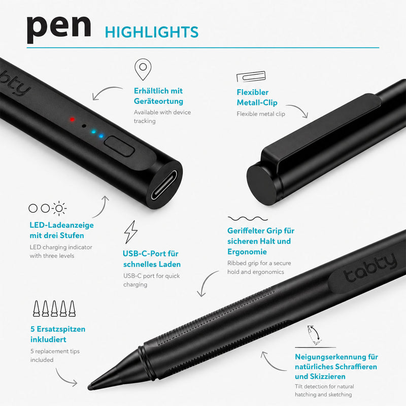 TABTY PEN · iPad Stift - Ocean-zoom-